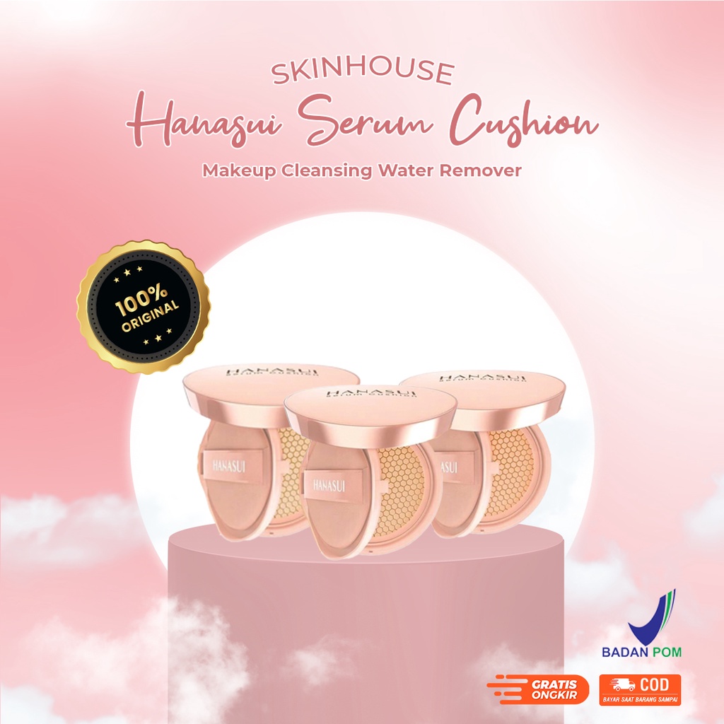 [ SKINHOUSEID ] HANASUI SERUM CUSHION | Foundation | Flawless | Natural Dewy Finish | Perfect Coverage