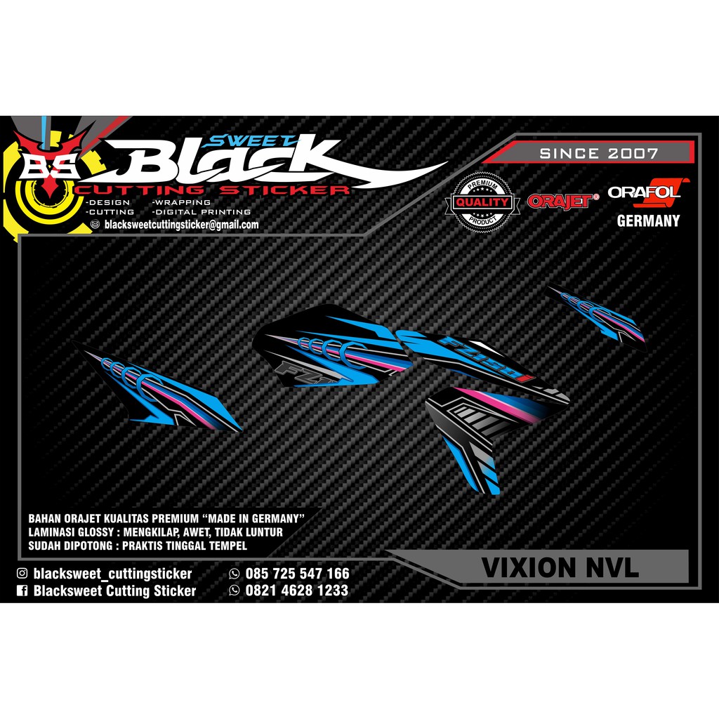 STRIPING VARIASI VIXION NVL FZ150