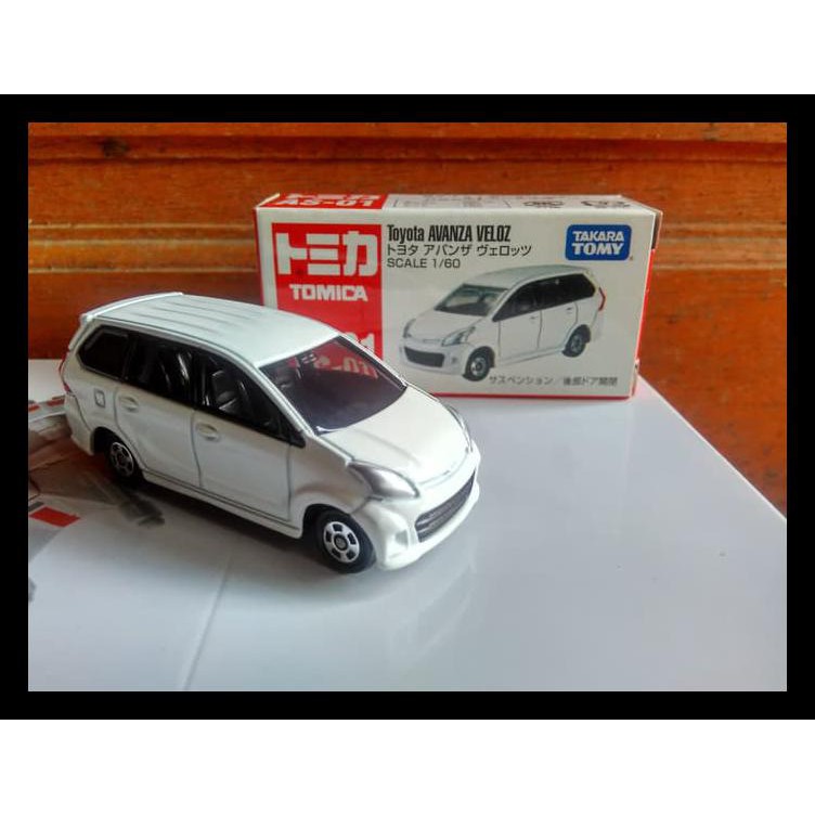 Miniatur Avanza Velos Putih Diecast Mobil Tomica Takara Tomy Murah Terjamin