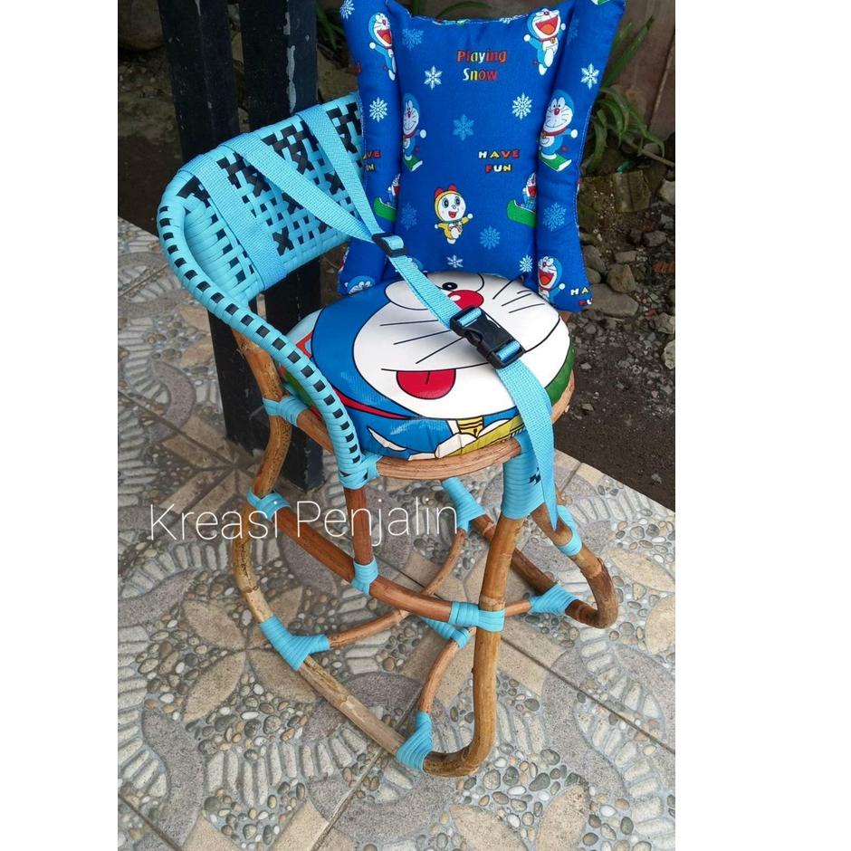 Bagus Dipakai.. Kursi Bocengan anak motor matic Free sabuk Bantal 3 in 1 /  Jok buat di motor / temp