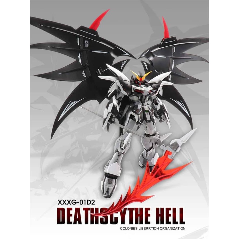 figure Gundam Deathscythe Hell Custom Supernova MG 1/100 WING Heart Model MIB