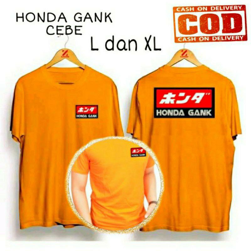 KAOS MOTOR CB / HONDA CB GANK / Zona CB NYEBE KAOS PRIA DISTRO