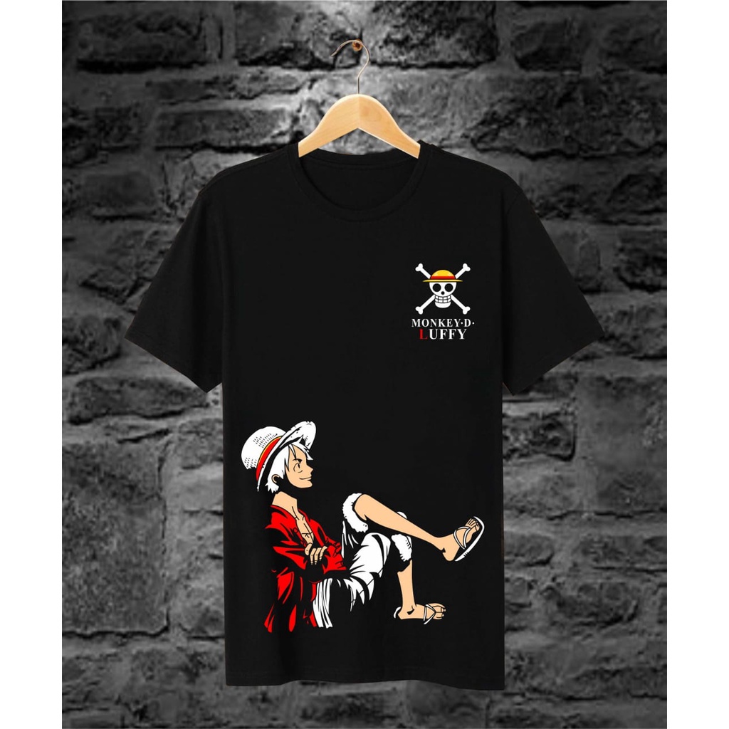 Baju Kaos Distro Tshirt Pria Wanita Keren Lengan Pendek Anime One Piece Terbaru Motif Sablon Bergambar Cod Kaos Cewek Kaos Cowok Kaos Dragon Kaos Samurai Kaos Unisex Kaos Couple