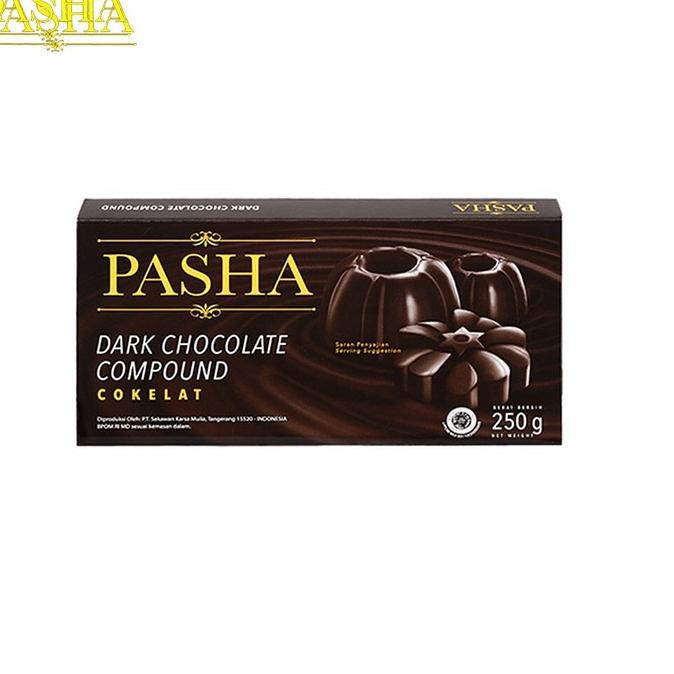 

REAL PICT ! Pasha Dark Chocolate Compound Pack 250 gr