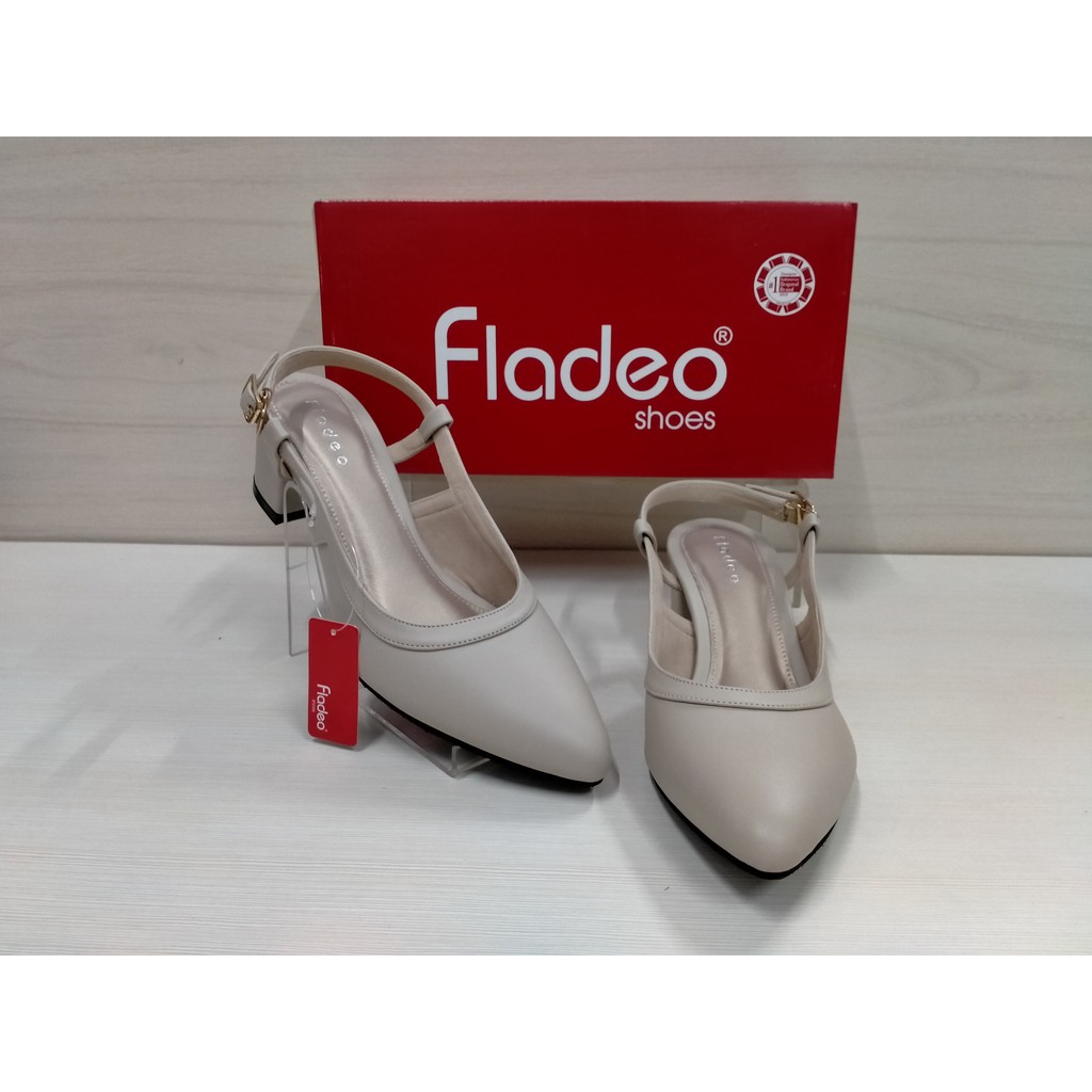 FLADEO SHOES/FLADEO SEPATU LSF402-2IICRM/SEPATU WANITA/SEPATU FORMAL/SEPATU HAK TALI