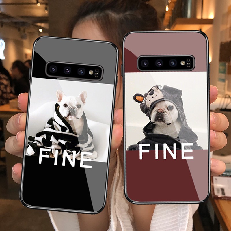 Casing Soft Case Silica Gel Warna Hitam Hiasan Anjing Corgi Lucu
