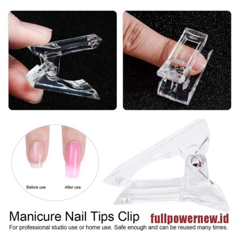 【COD】5pcs Nail Tips Clip Quick Building Poly Builder Gel DIY Extension Clamp Clips