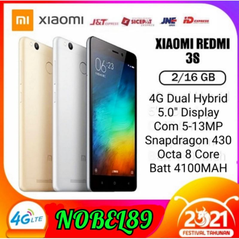Xiaomi Redmi 3S 16GB Ram 2GB 4G LTE