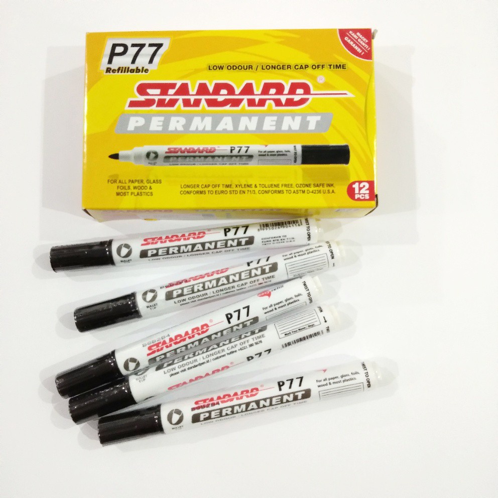 

Spidol Standard Permanen warna hitam