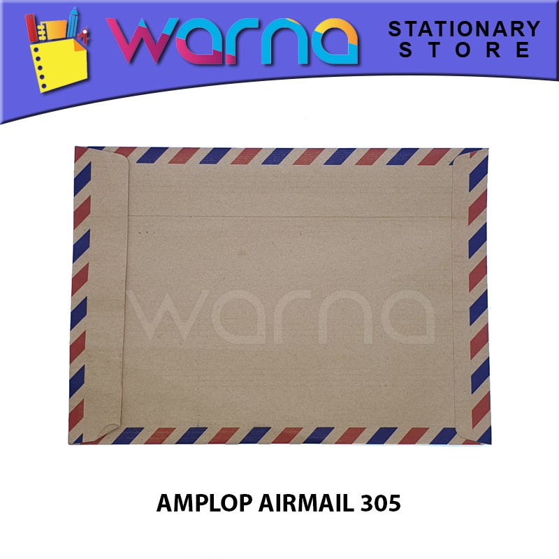 

AMPLOP COKLAT AIRMAIL 305 TANPA TALI