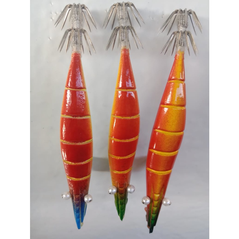 UDANG KAYU UMPAN CUMI  EGI UKIR handmade