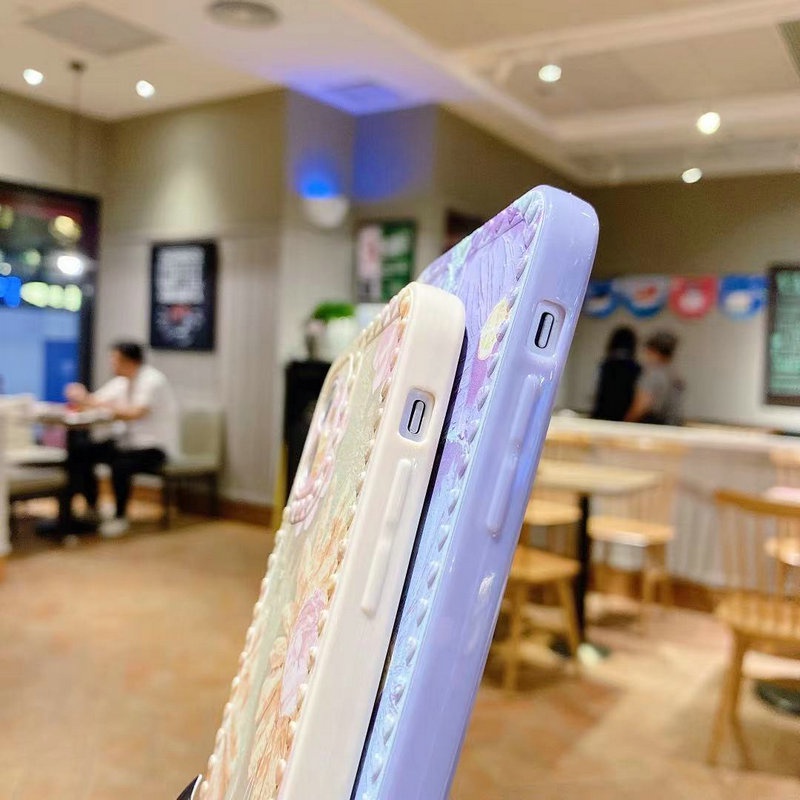 SHC| Casing HP OPPO A1K A95 A15 A15S A74 A54 A16 Reno 5F 4F 6 5 A7 A5S A12 A11K A3S A12E A52 A92 A57 A39 A83 A53 A33 A5 A9 A31 2020 F1S F9 Pro F11 Realme 5 5i 6i C3 C21Y C21 C20 C2 C15 C12 C25 Narzo 20 30A C25S C11 2021 Soft Flower Phone Case-5