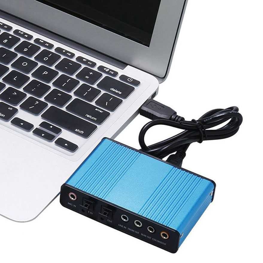 Sound Card External 5.1 Suround USB untuk Laptop/PC 6 Channel 5.1 Optical SPDIF External