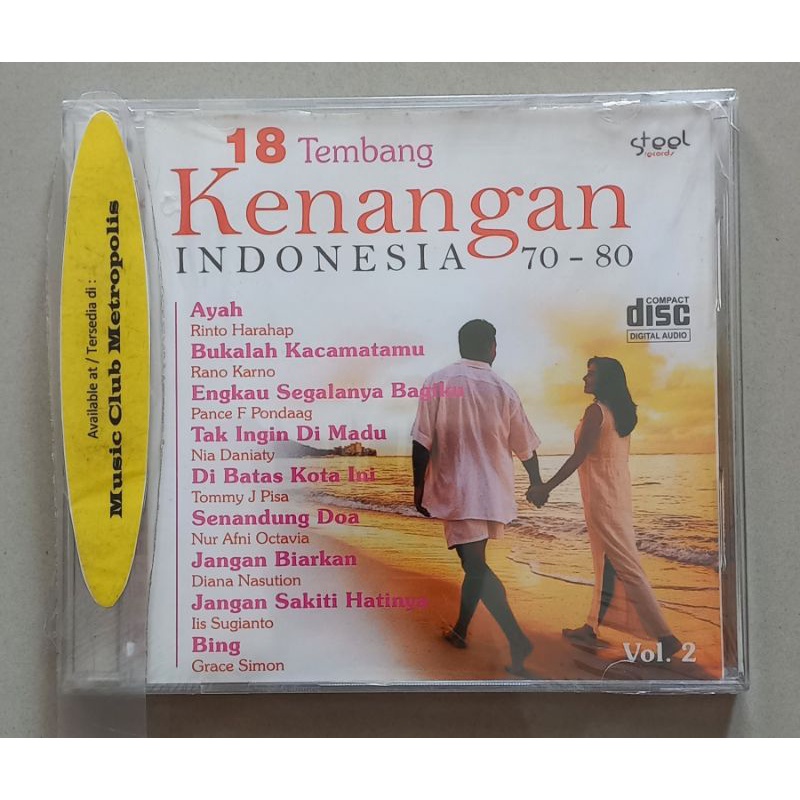 CD V.A. - 18 TEMBANG KENANGAN INDONESIA 70-80 VOL.2/ VOL.3 / VOL.4 / VOL.5/ VOL.6/ VOL.7/ VOL.9