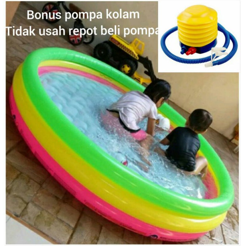 Jual Kolam Renang Mandi Anak Besar Sunset Play Pool Pelampung Mainan ...