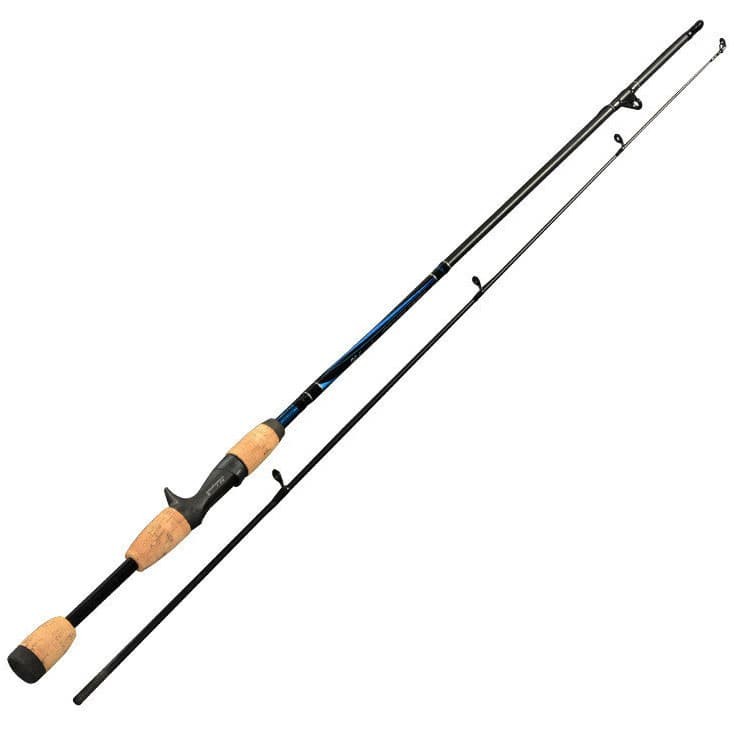 TaffSPORT Conquest Joran Pancing Carbon Fiber Telescopic 2 Segments 1.8M - JPA66MTF - Black/Brown