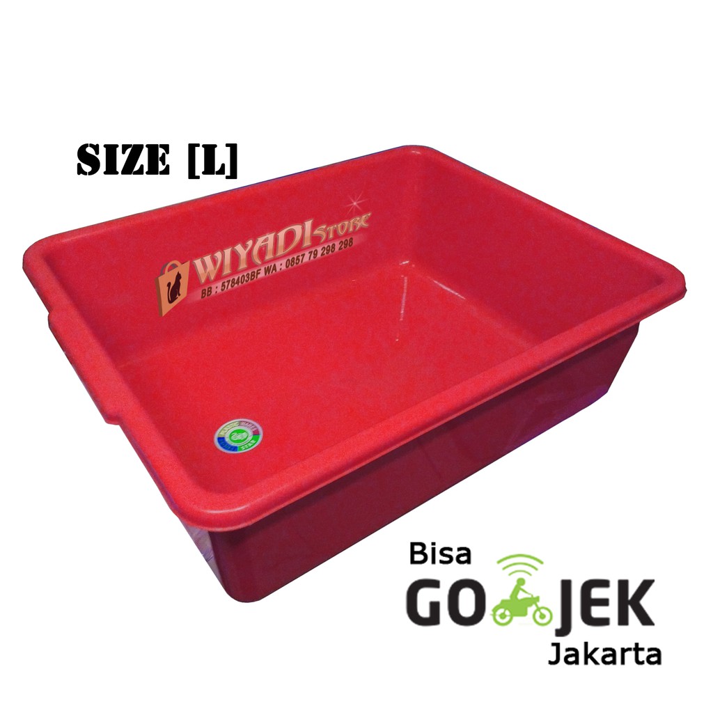 Litter Box Size [L] Kotak Toilet PUP Bak Pasir Kucing