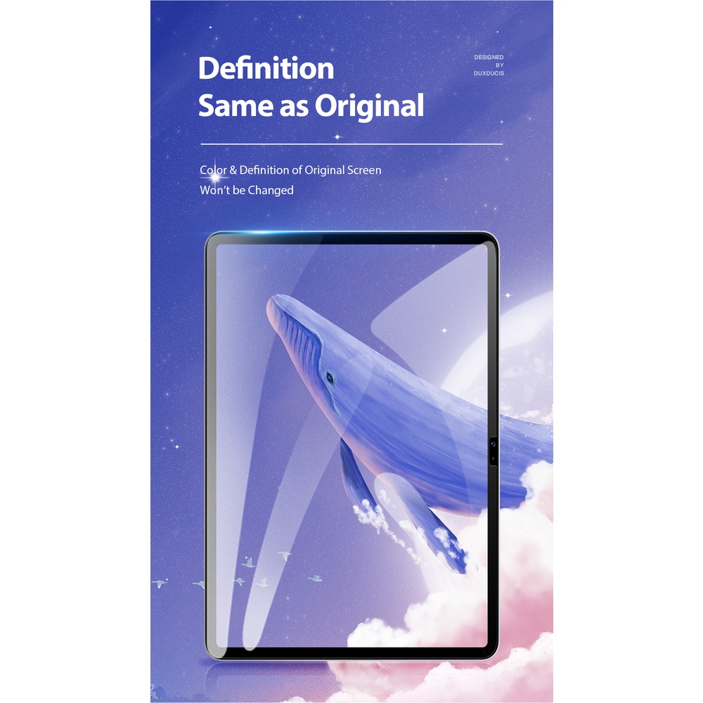 Anti Gores Samsung Tab S8 Plus 12.4 Inch Paperfeel Dux Ducis Original Screen Guard Tab S8 Plus
