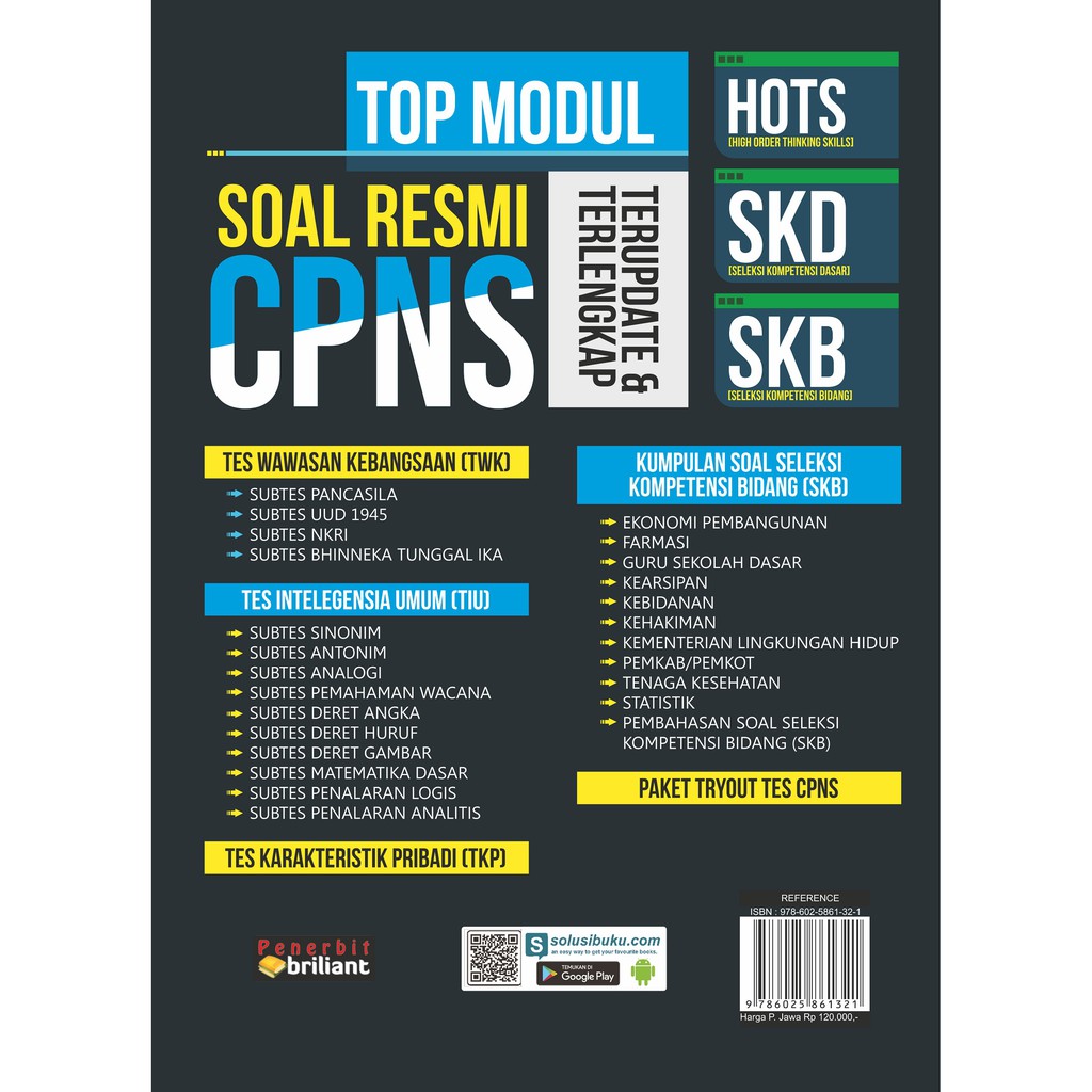 Buku Top Modul Soal Resmi Cpns Terupdate Terlengkap Shopee Indonesia