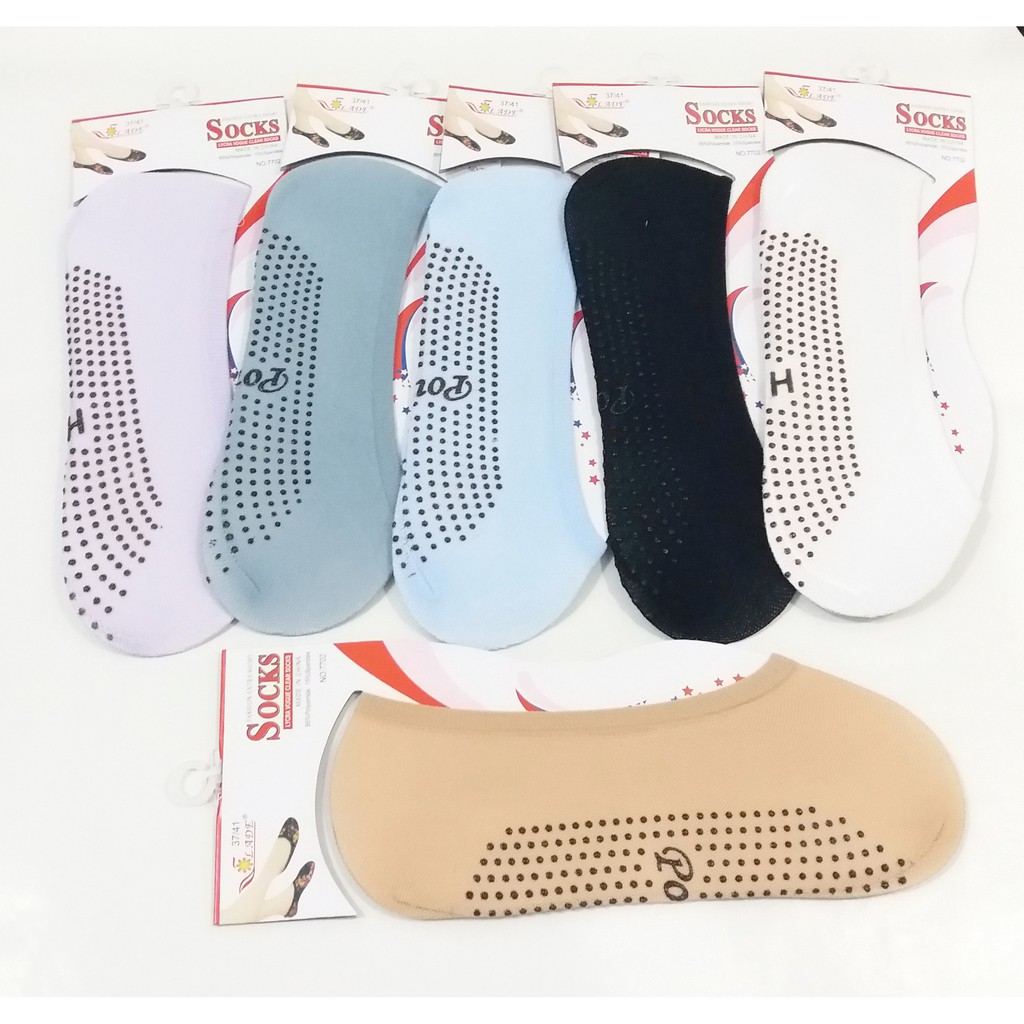 kaos kaki foot cover antislip Culing lade hidden socks