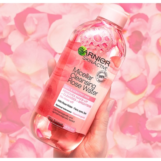 Garnier Micellar Cleansing Water Pink | Blue | Bipase Oil | 400 ml | 125 ml | 50 ml | TnT Beauty Shop-5