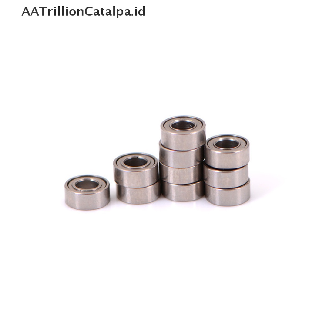 Aatrillioncatalpa 10pcs Bola bearing Baja Mini MR63ZZ 3x6 X 2.5mm