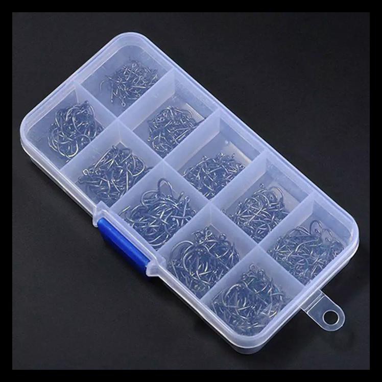 SPECIAL Kail Mata Pancing Carbon 500pcs ukuran 3-12 + Box