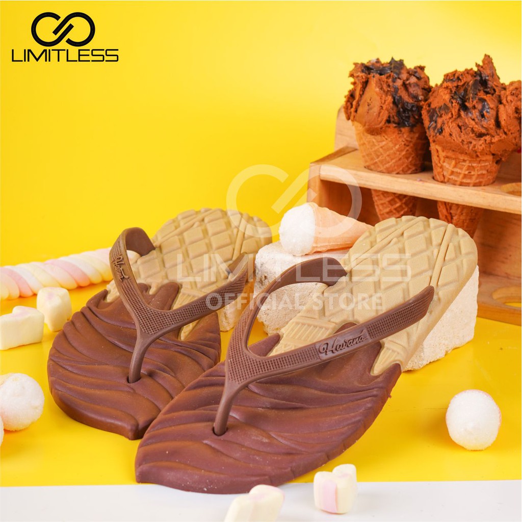 ICE CREAM Sendal Jepit Wanita Blackpink Sandal Slip On Wanita Slop Cewek Teplek Terbaru Import Korea