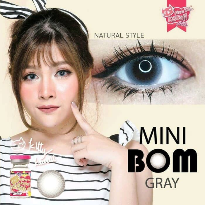 Softlens Kitty Kawaii Mini Bom Gray