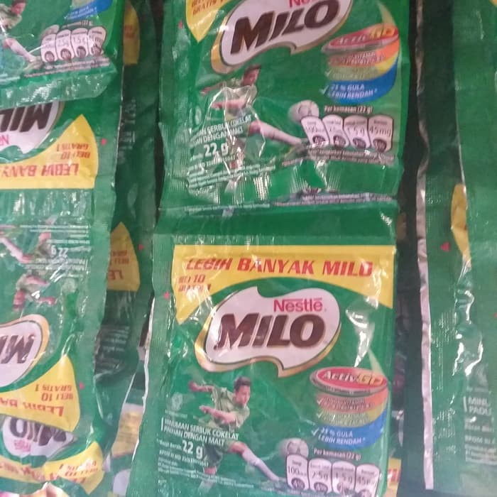 

milo saset 22gr / renceng