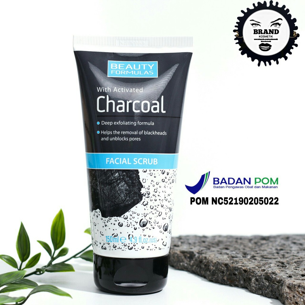 Jual Beauty Formulas charcoal facial scrub 150 ml Shopee Indonesia