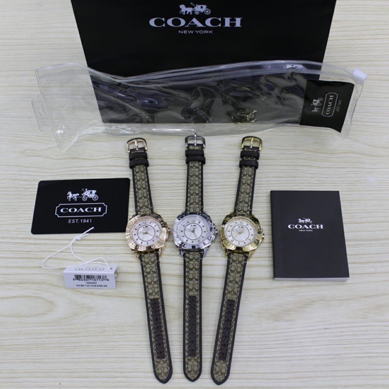 jam tangan coach signature ori