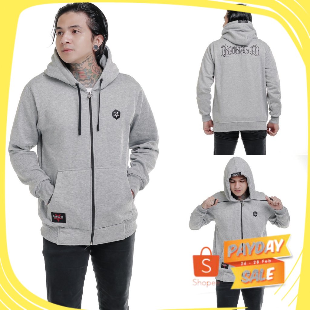kuning hijau tosca army loreng tni polri / HOODIE SWEATER PRIA ZIPPER BORDIR LOGO REBELID TERBARU / 