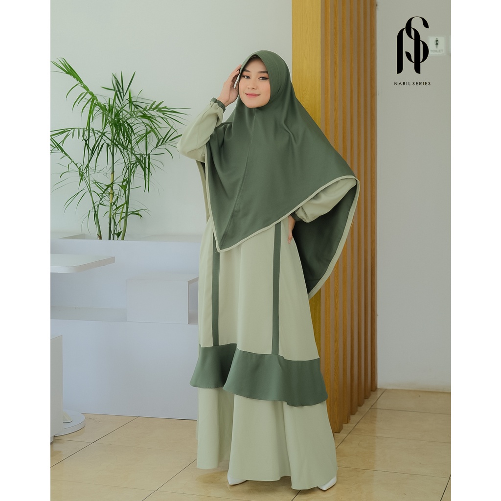 Gamis Alina Syar'i Ori Nabil Series