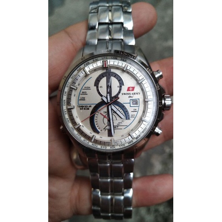 jam tangan swiss army hc second bekas original
