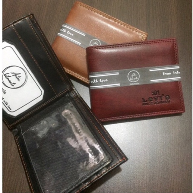 DOMPET LIPAT PRIA bahan kulit sintetis lokal pipa #dompet #dompetlipat #dompetcowok #dompetpria