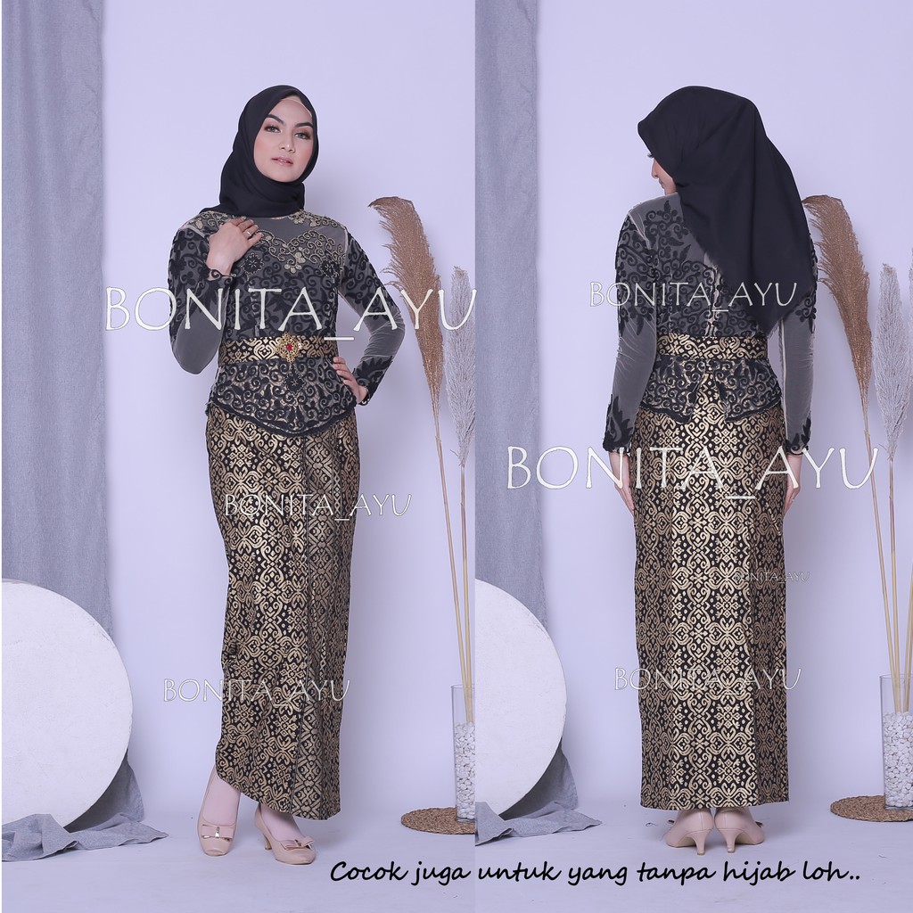 Hijab modern kebaya 2021 brokat Model Kebaya