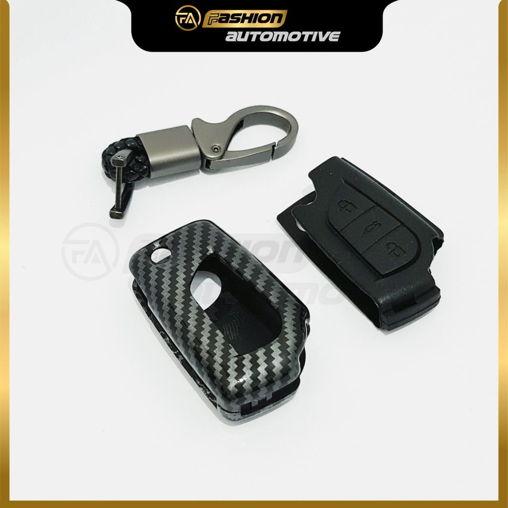 Cover Carbon Casing Kunci Mobil Toyota Innova Reborn