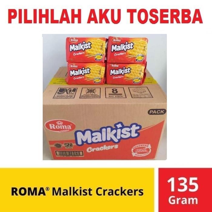 

Biskuit Roma Malkist Crackers 135 Gr - 1 Kardus Isi 30