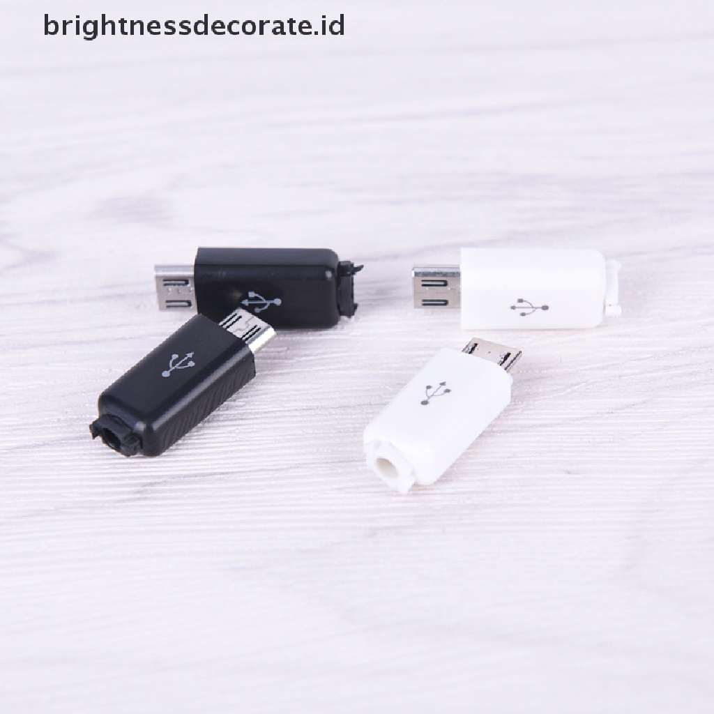 (Birth) 10pcs / Lot Soket Adapter Konektor Interface Micro Usb Diy