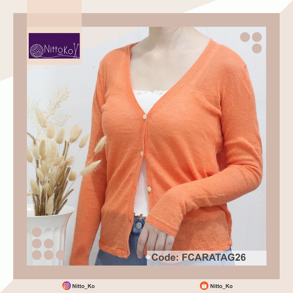 Comme CA ISM Cardigan Orange