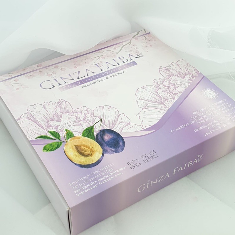 

Ginza Faiba | Detox Fiber & Collagen | 1 box @15 sachet