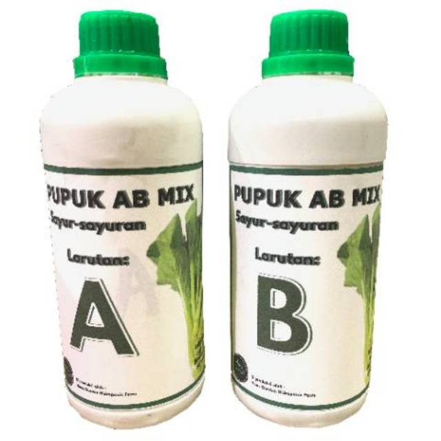 Nutrisi AB mix sayuran daun kemasan cair 500 ml