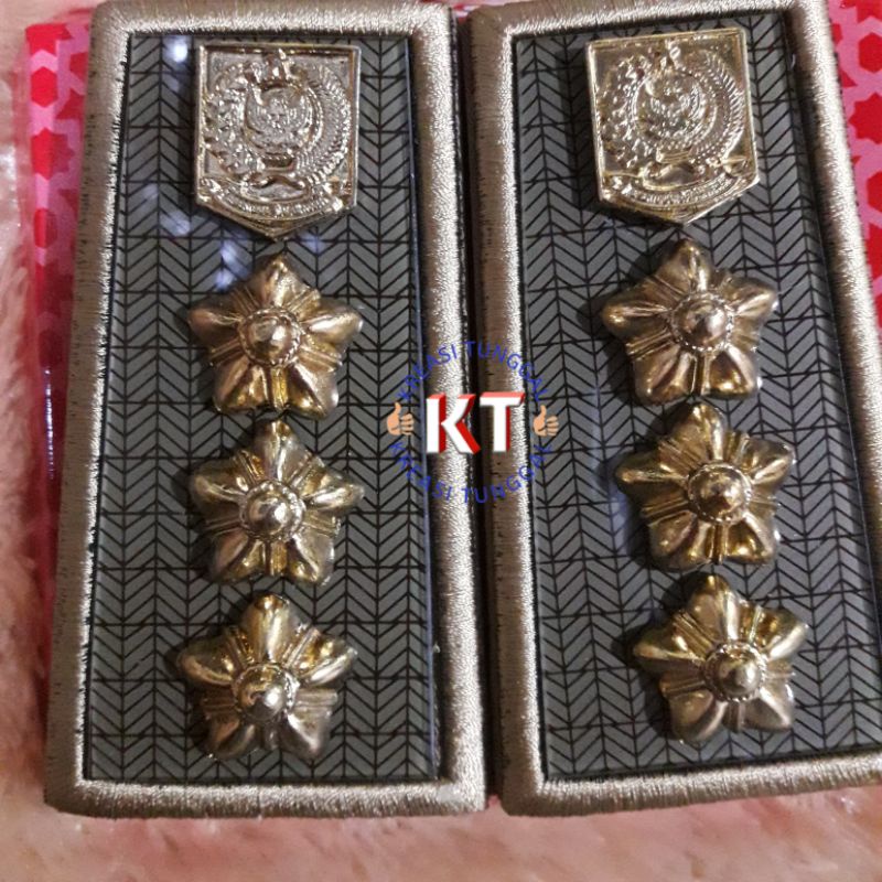 pangkat PDH camat mika terbaru/tanda pangkat camat khaki