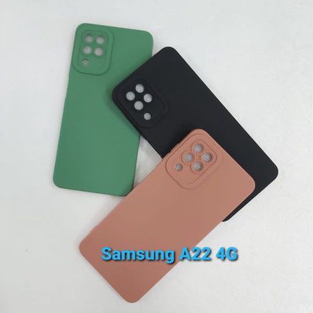 Case Pro Camera Soft Matte With Camera Protector 9D Samsung A22 4G A12 A11 M11 A31