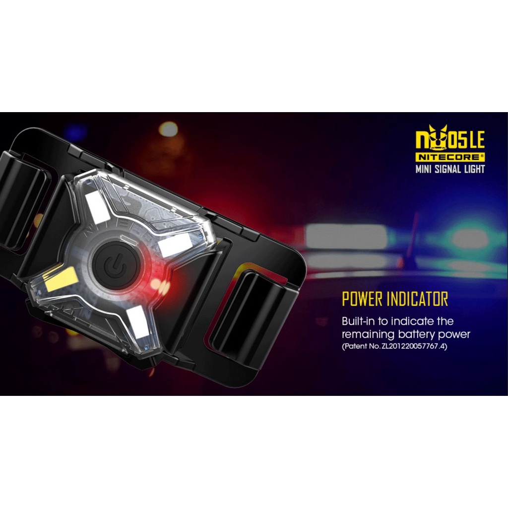 Nitecore Senter Lampu Sinyal LED Mini Headlamp Recharge 20 Lumens