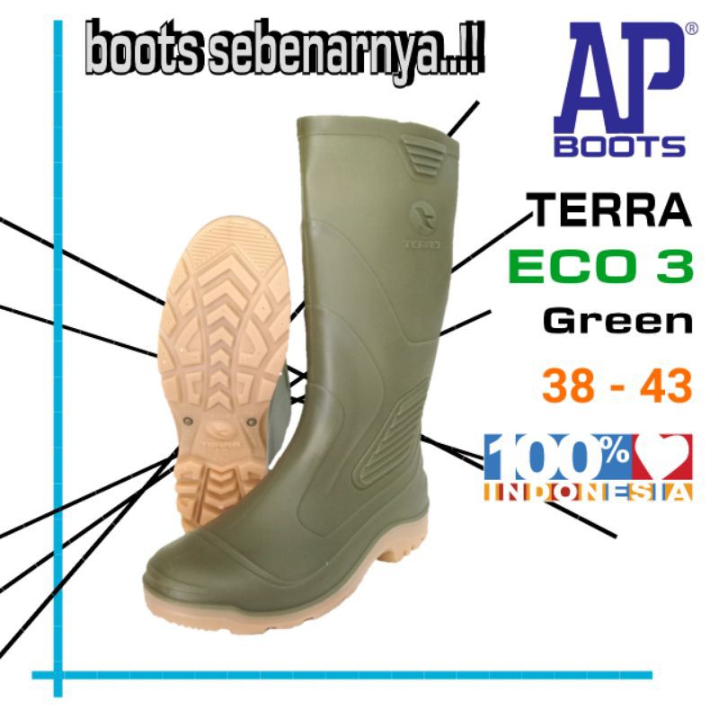 SEPATU BOOT MURAH AP BOOTS ECO 3