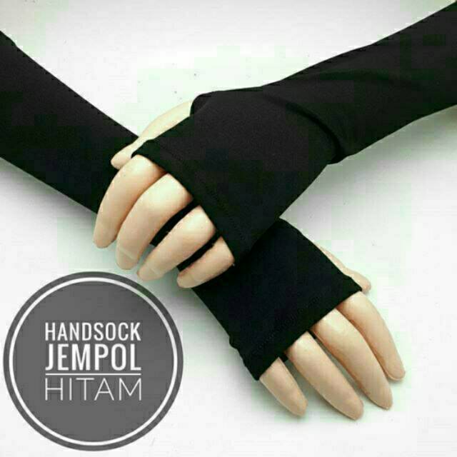 Handsock Fingerless / Manset Tangan Jari mangset