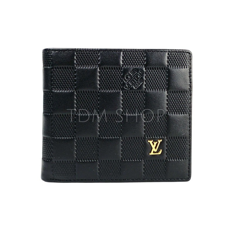 DOMPET PRIA KULIT ASLI MOTIF DAMIER KOTAK CATUR