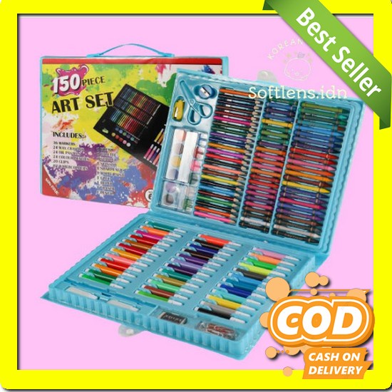 

Alat Lukis Set 208Pcs Crayon Oil Paste Krayon Mewarnai Pensil Warna Ca Crayon Art Set 150 Pcs Pera